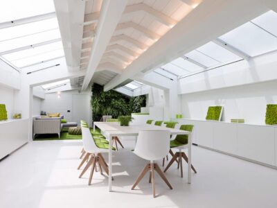 Giardino verticale interno - verde verticale interni - Appartamento Attico Privato