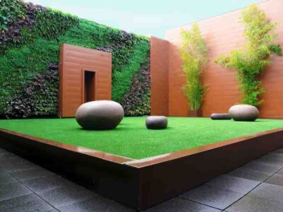  Green building facade - Vertical garden in executive office